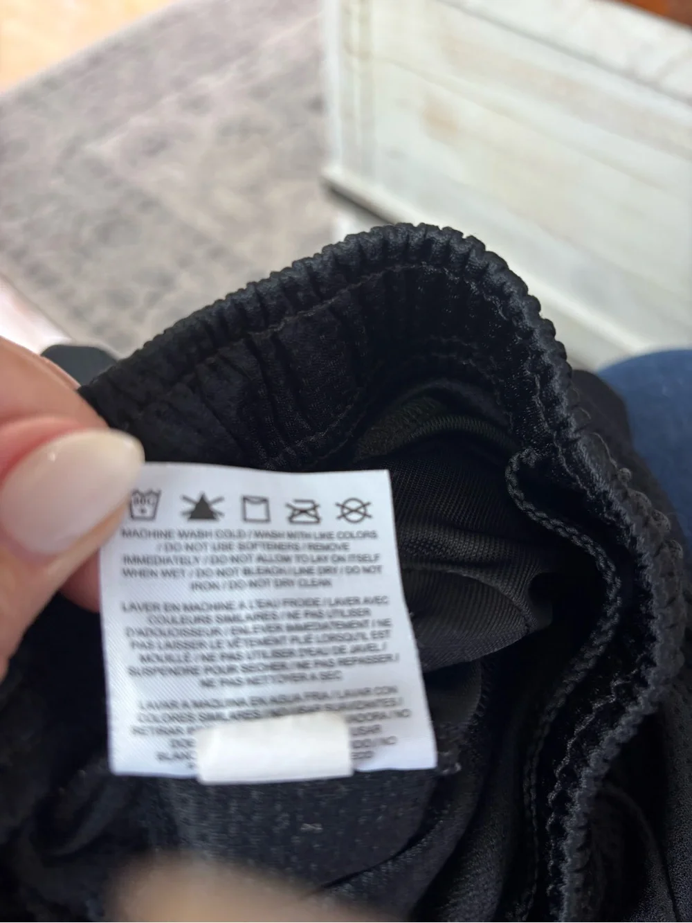 Nike Black Joggers with White Swoosh Logo